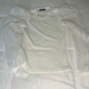 White SheIN Blouse